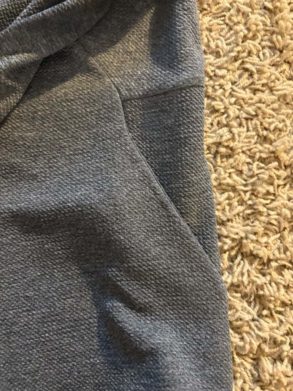 New Balance Full Zip Hoodie Size S Charcoal Herringbone - Picture 6 of 6